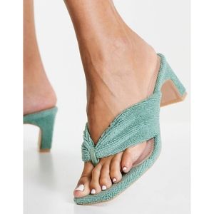 Sandals in Sage Terry